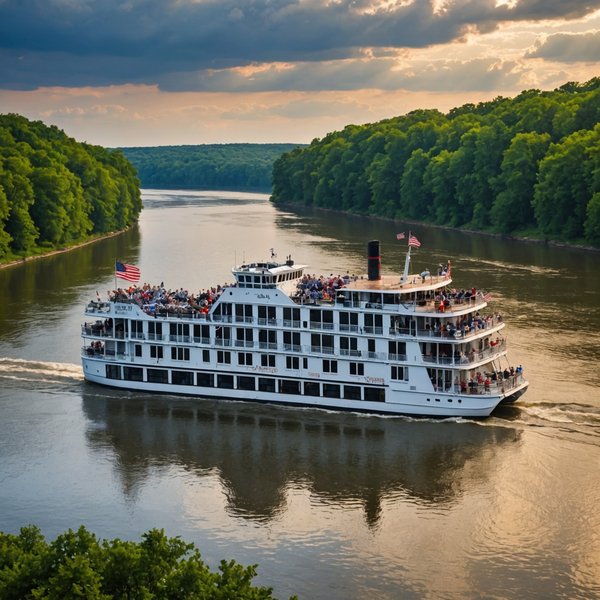 Quels sont les meilleurs itinéraires pour une croisière fluviale sur le Mississippi, États-Unis?