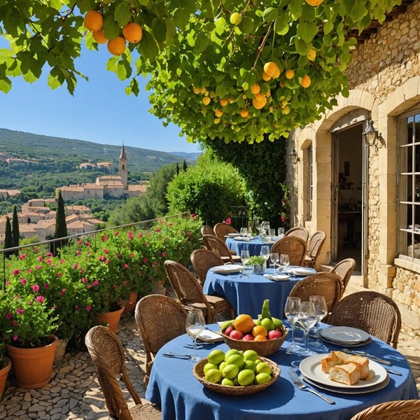 Quels sont les meilleurs hébergements en Provence avec des cours de cuisine et des visites de marchés locaux?
